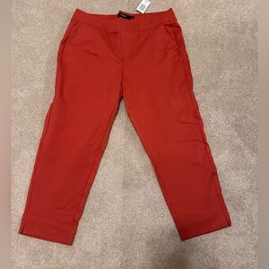 NWT Torrid Orange Pull on Ponte Taper Pants Size 18/20